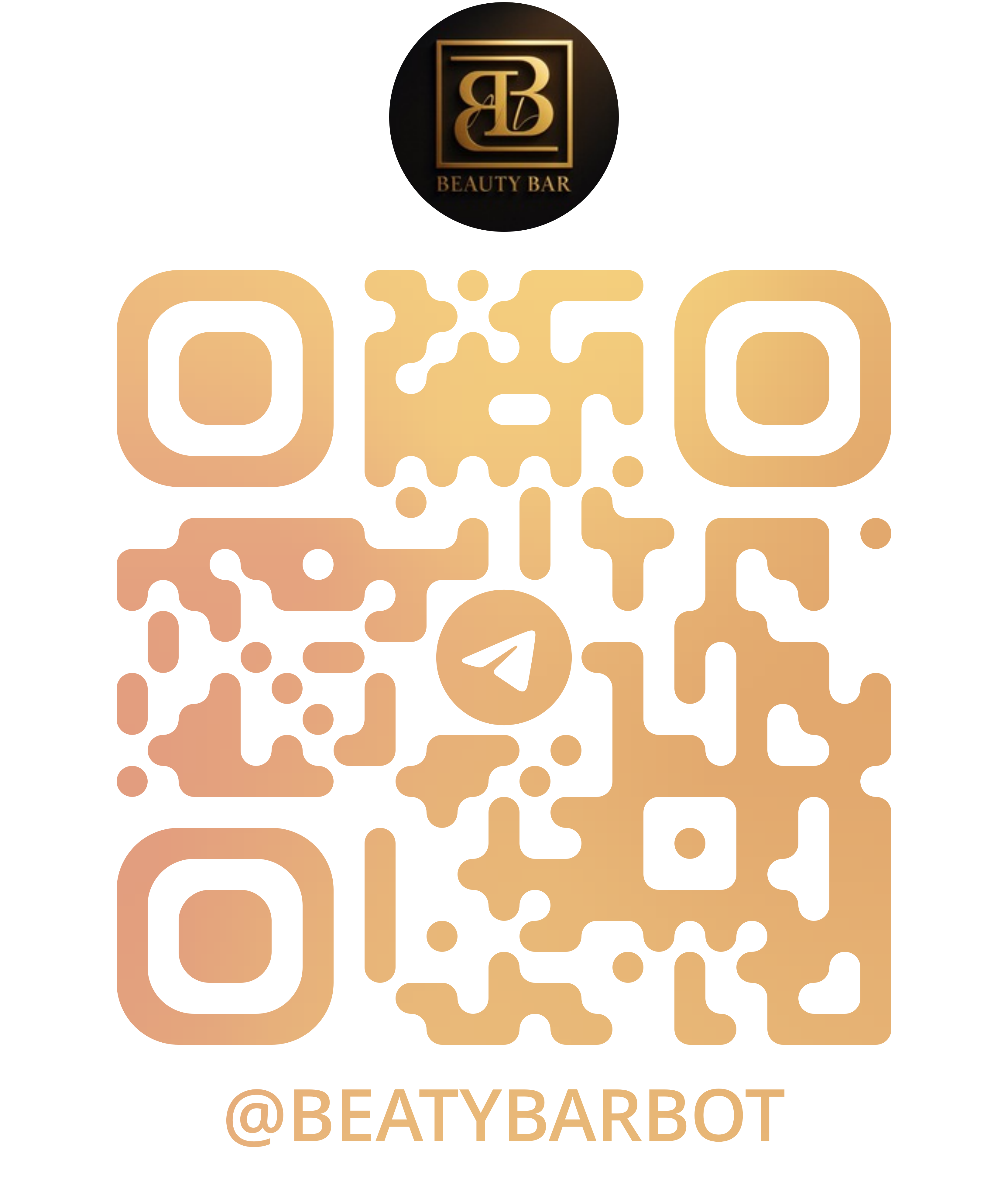 QR-код для перехода в Telegram-бота @Beatybarbot
